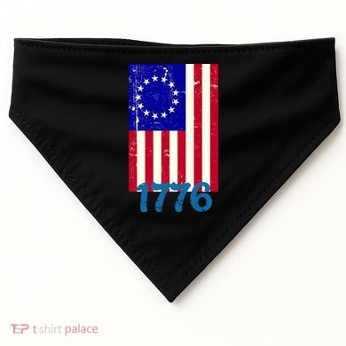 Vintage Betsy Ross American Flag USA-Made Doggie Bandana