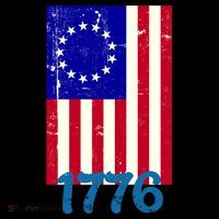 Vintage Betsy Ross American Flag T-Shirt thumb 7