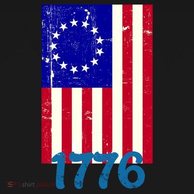 Vintage Betsy Ross American Flag Ornament