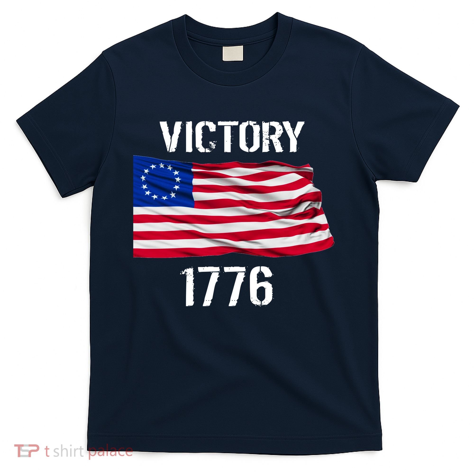 Vintage Betsy Ross American Flag 1776 T-Shirt