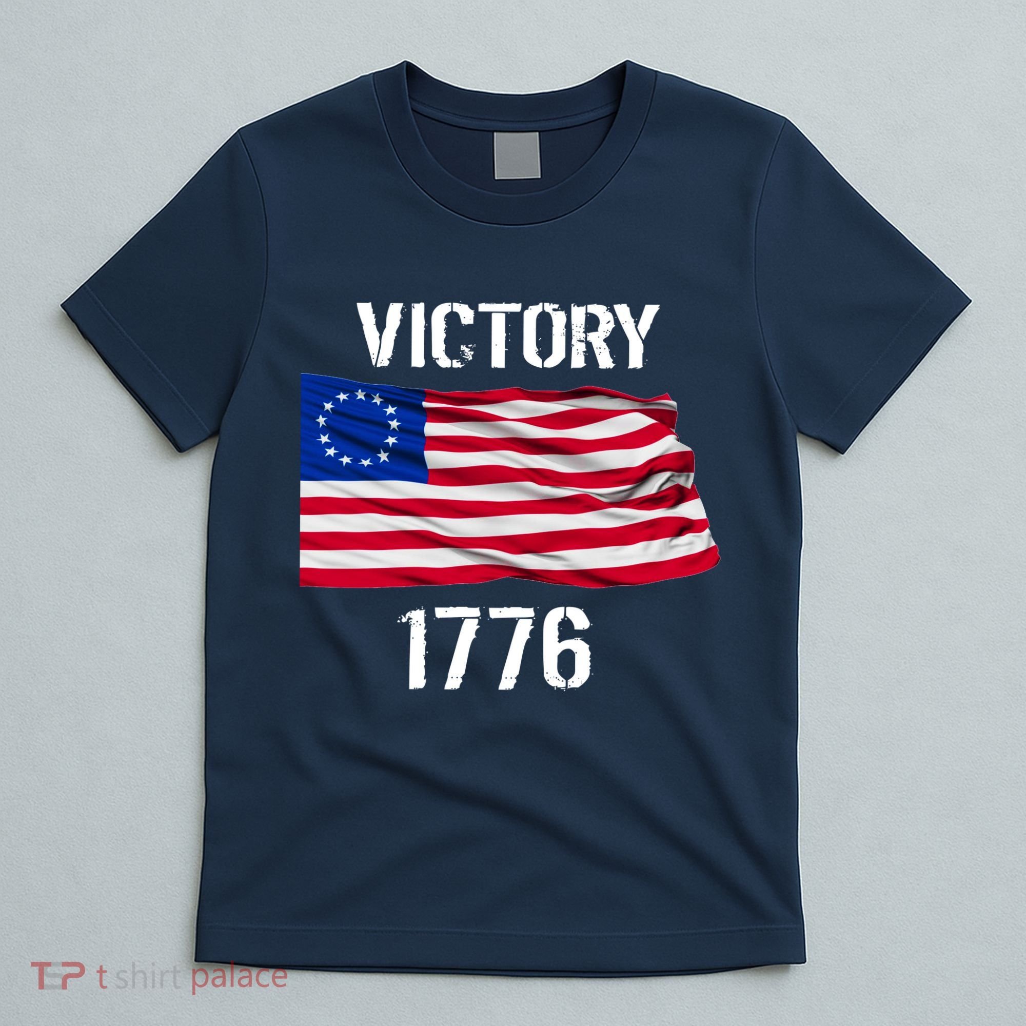 Vintage Betsy Ross American Flag 1776 T-Shirt