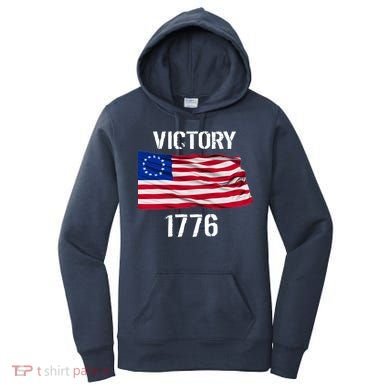 Vintage Betsy Ross American Flag 1776 Women's Hoodie
