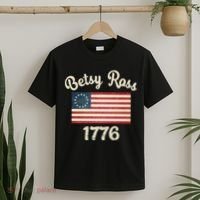 Vintage Betsy Ross Flag 1776 T-Shirt thumb 2