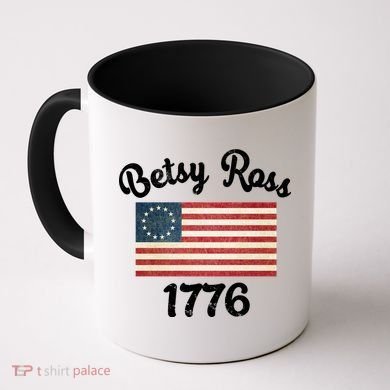 Vintage Betsy Ross Flag 1776 Coffee Mug