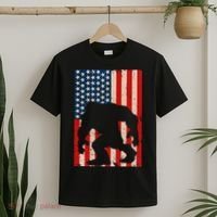 Vintage Bigfoot American Flag T-Shirt thumb 2
