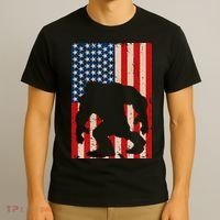 Vintage Bigfoot American Flag T-Shirt thumb 3