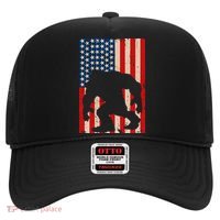 Vintage Bigfoot American Flag Hat thumb 0