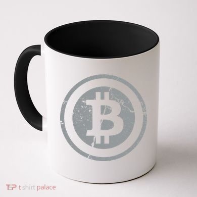 Vintage Bitcoin Crypto Currency Coffee Mug