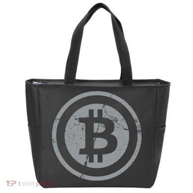 Vintage Bitcoin Crypto Currency Tote Bag