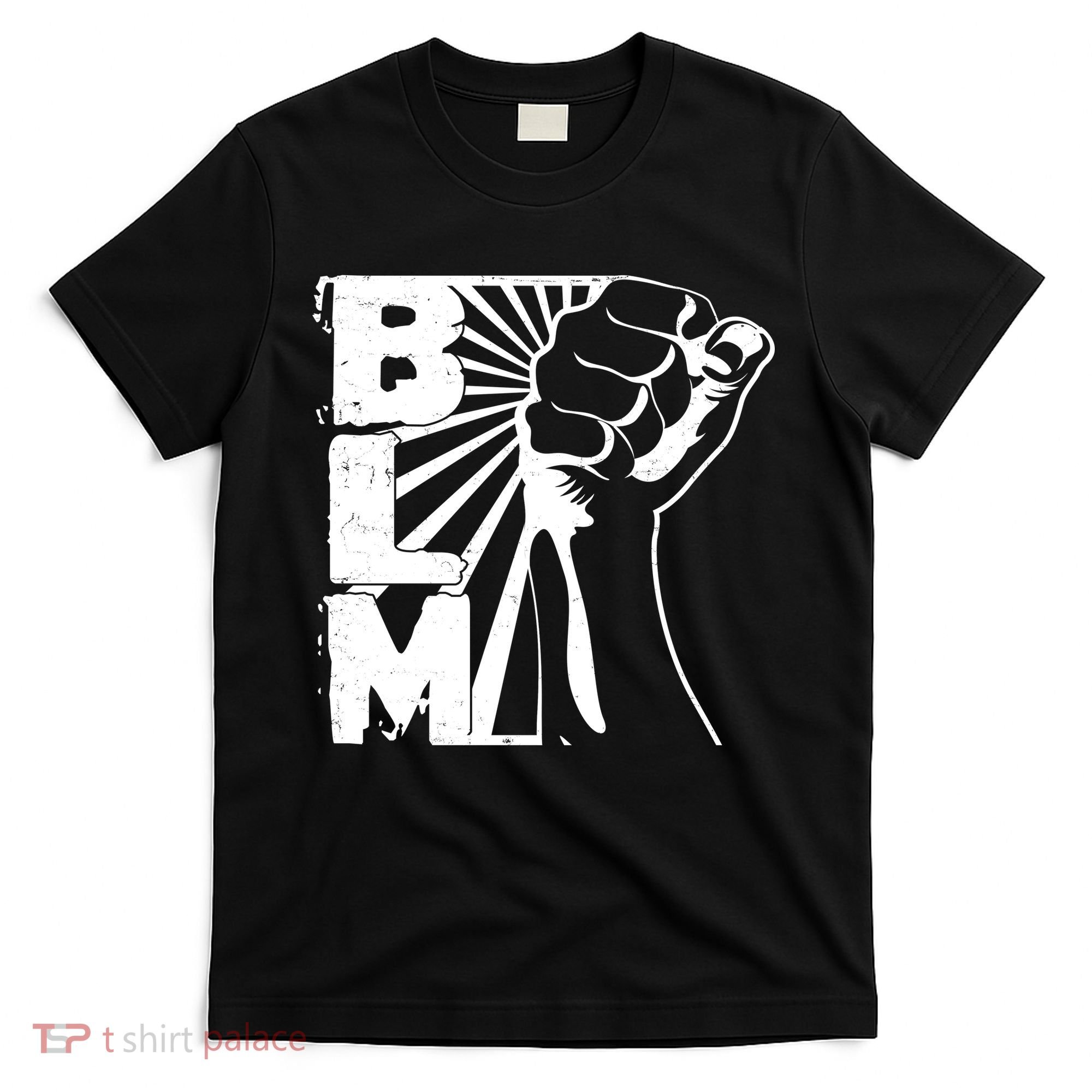 Vintage BLM Black Lives Matter Fist  T-Shirt