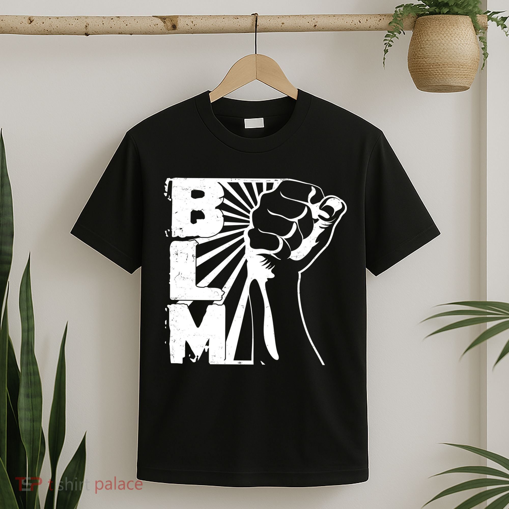Vintage BLM Black Lives Matter Fist  T-Shirt