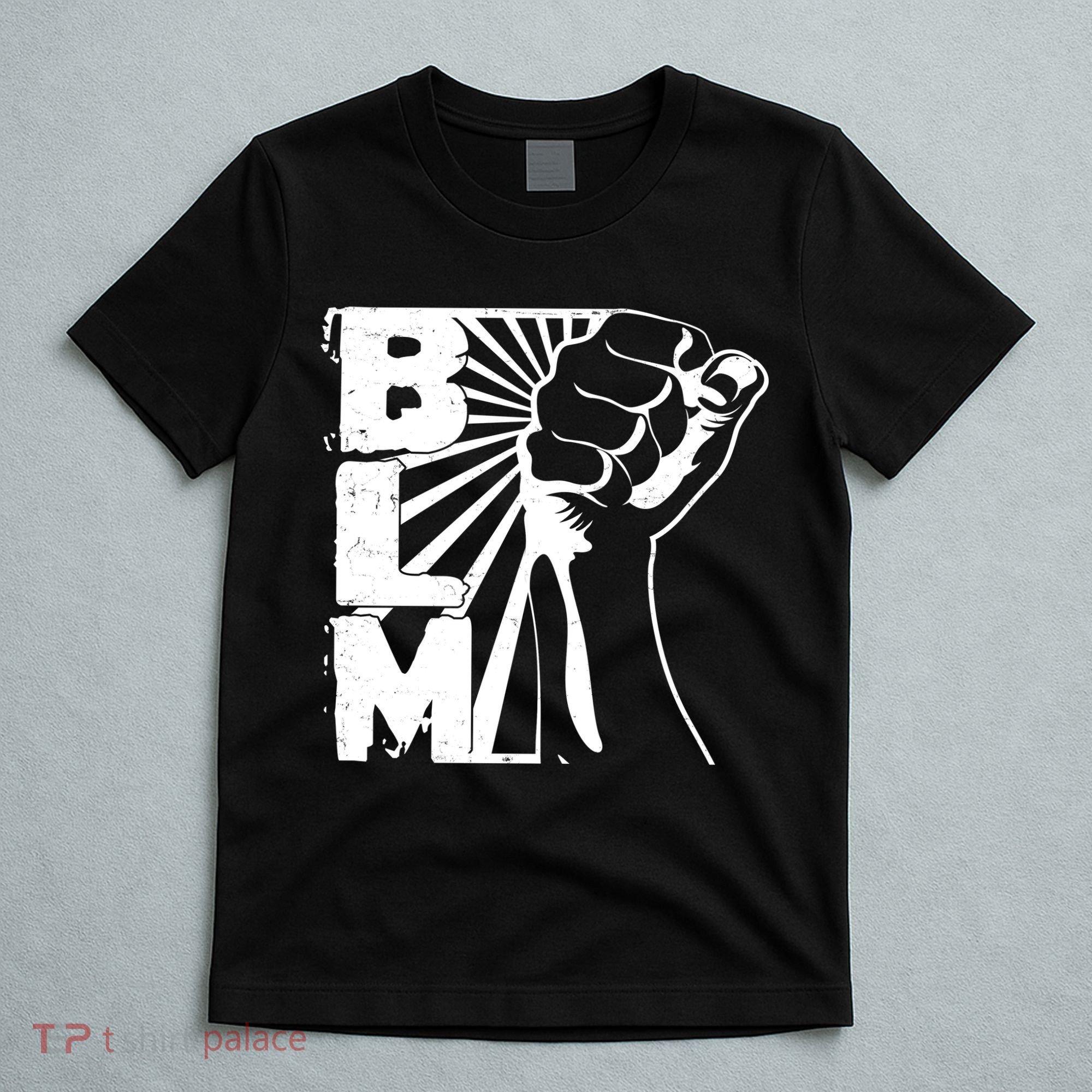 Vintage BLM Black Lives Matter Fist  T-Shirt