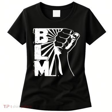 Vintage BLM Black Lives Matter Fist  Women's T-Shirt