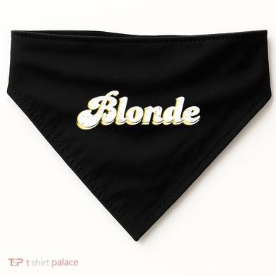 Vintage Blonde Logo USA-Made Doggie Bandana