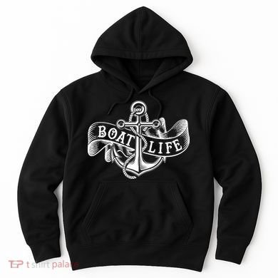 Vintage Boat Life Tattoo  Hoodie