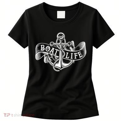 Vintage Boat Life Tattoo  Women's T-Shirt