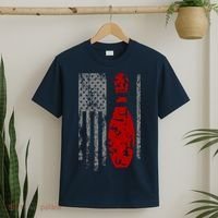 Vintage Bowling American Flag T-Shirt thumb 2