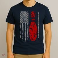 Vintage Bowling American Flag T-Shirt thumb 3