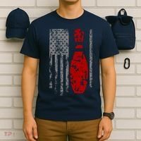 Vintage Bowling American Flag T-Shirt thumb 6
