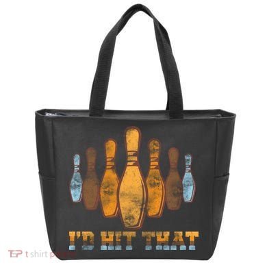 Vintage Bowling I'd Hit That Bag