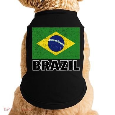Vintage Brazil Flag Doggie Tank