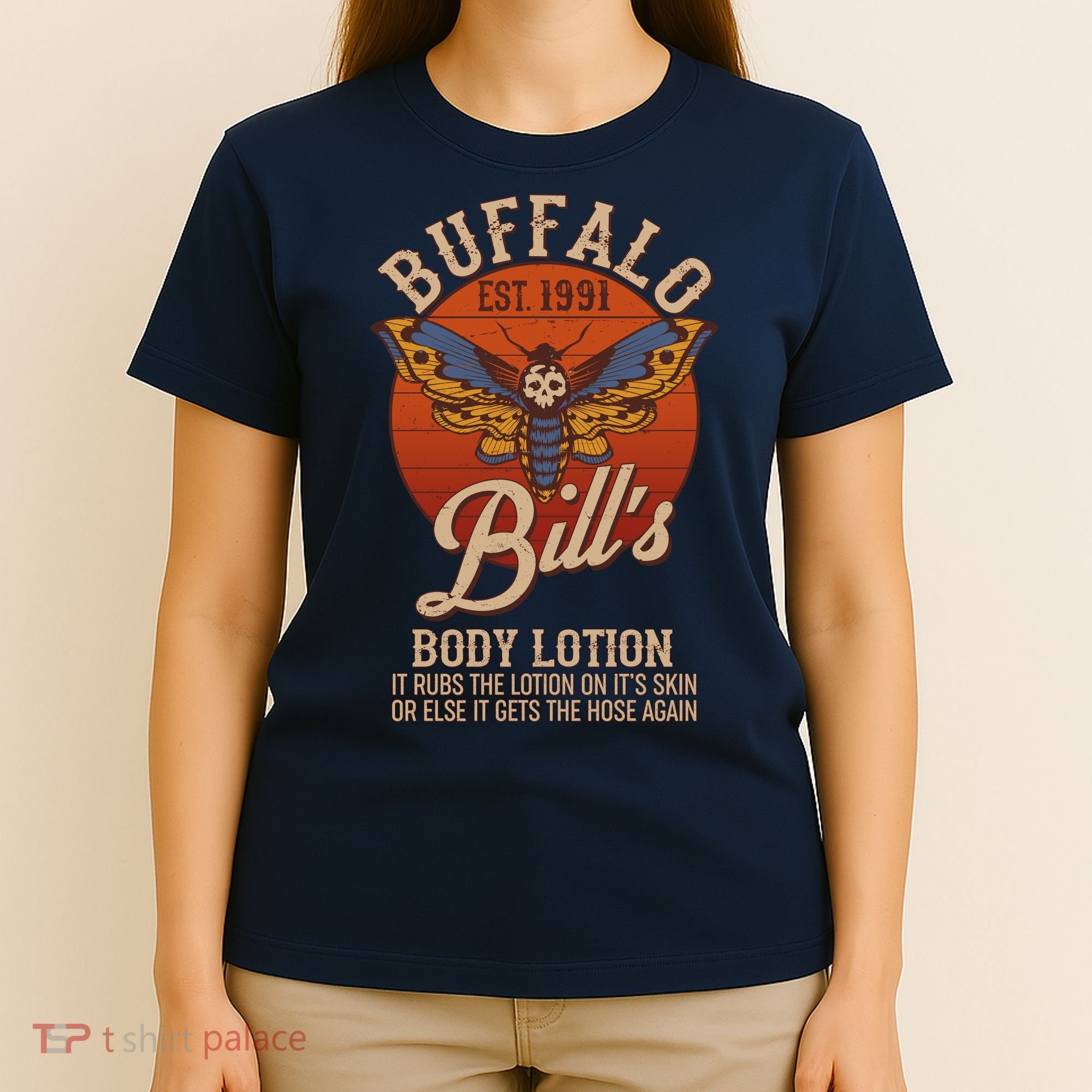 Vintage Buffalo Bill's Body Lotion Est 1991 Silence Of the Lambs T-Shirt
