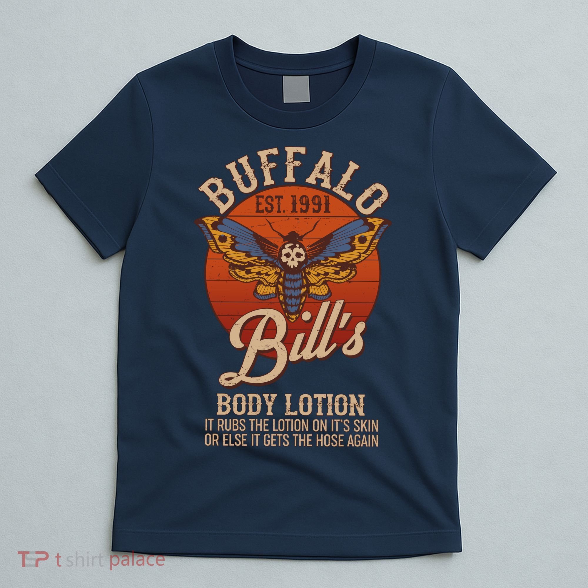 Vintage Buffalo Bill's Body Lotion Est 1991 Silence Of the Lambs T-Shirt