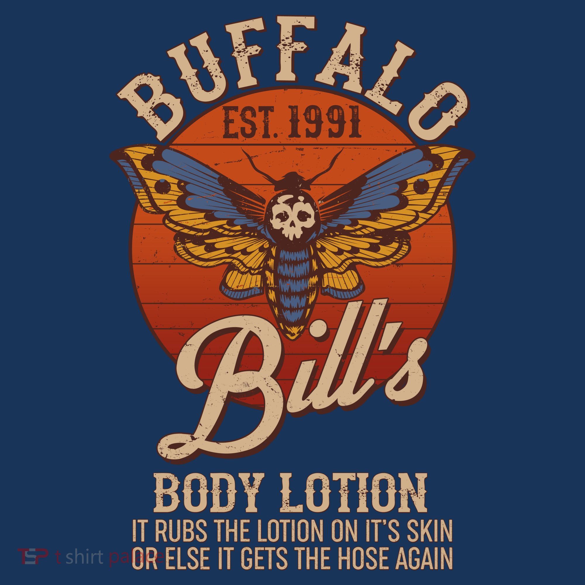 Vintage Buffalo Bill's Body Lotion Est 1991 Silence Of the Lambs T-Shirt