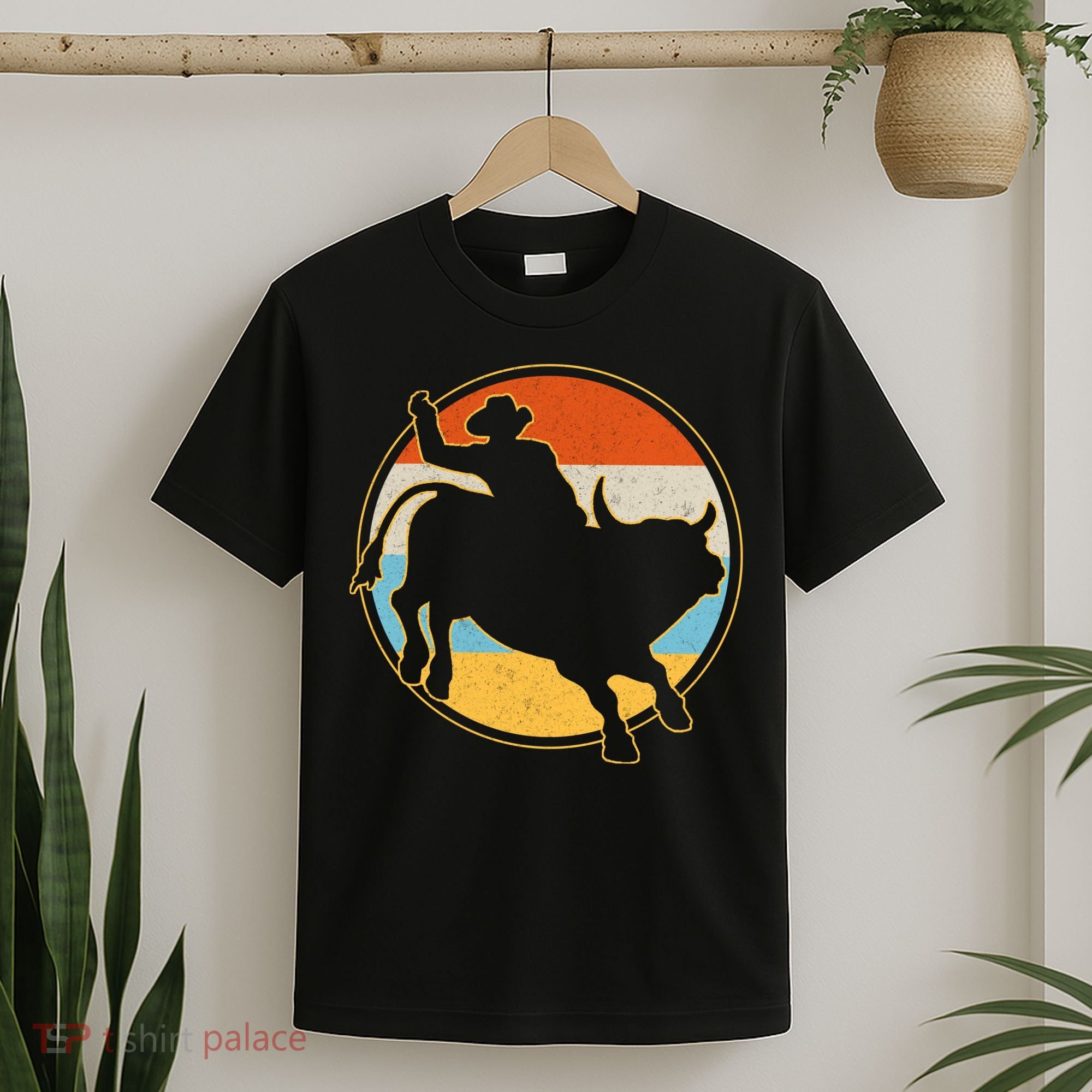 Vintage Bull Riding Rodeo T-Shirt