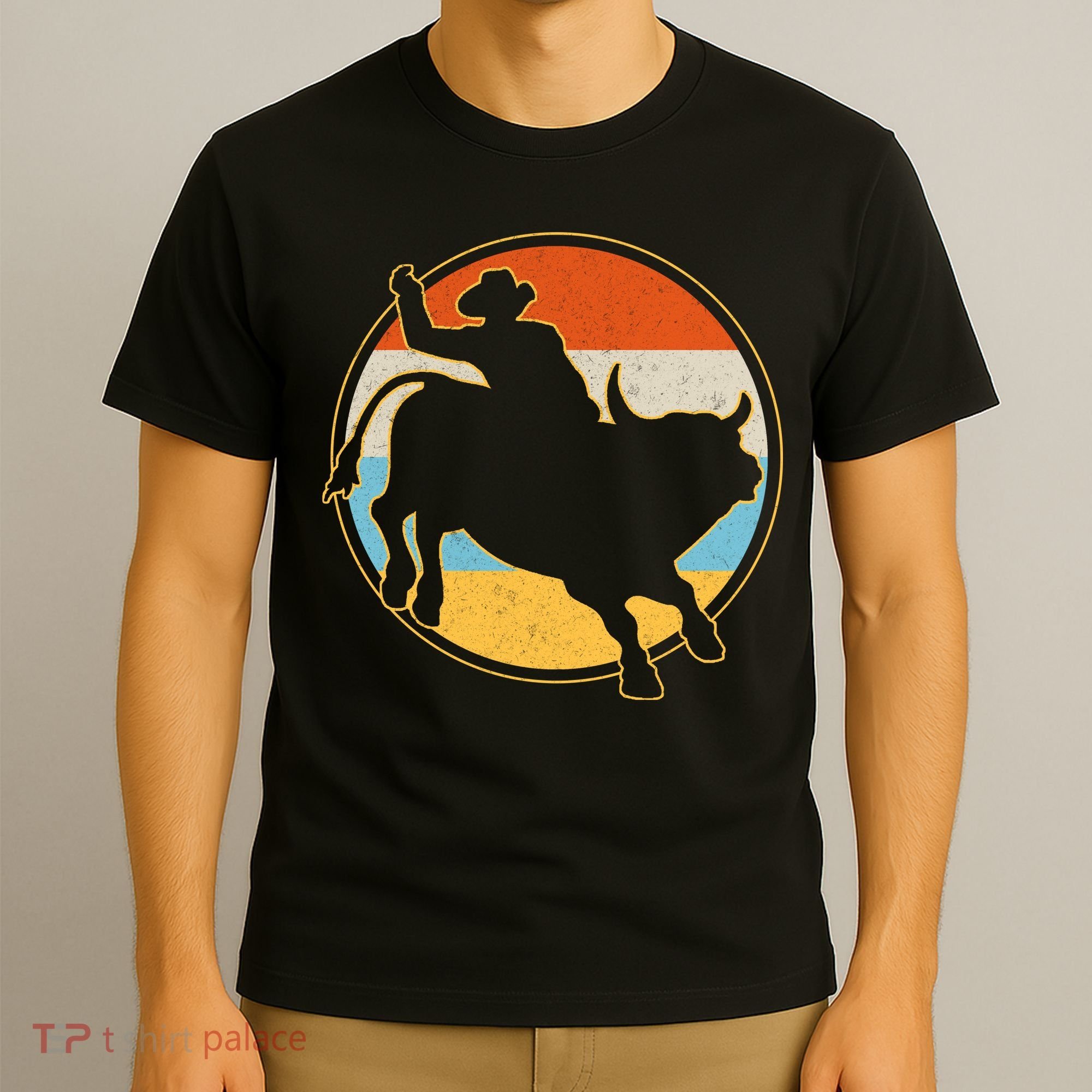 Vintage Bull Riding Rodeo T-Shirt
