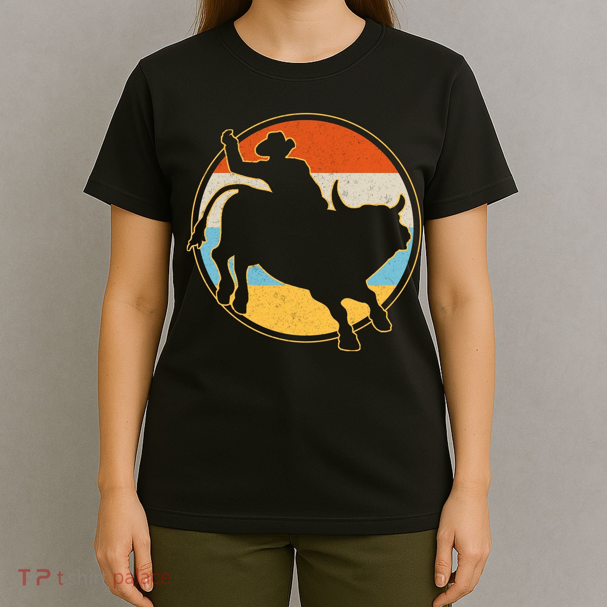 Vintage Bull Riding Rodeo T-Shirt