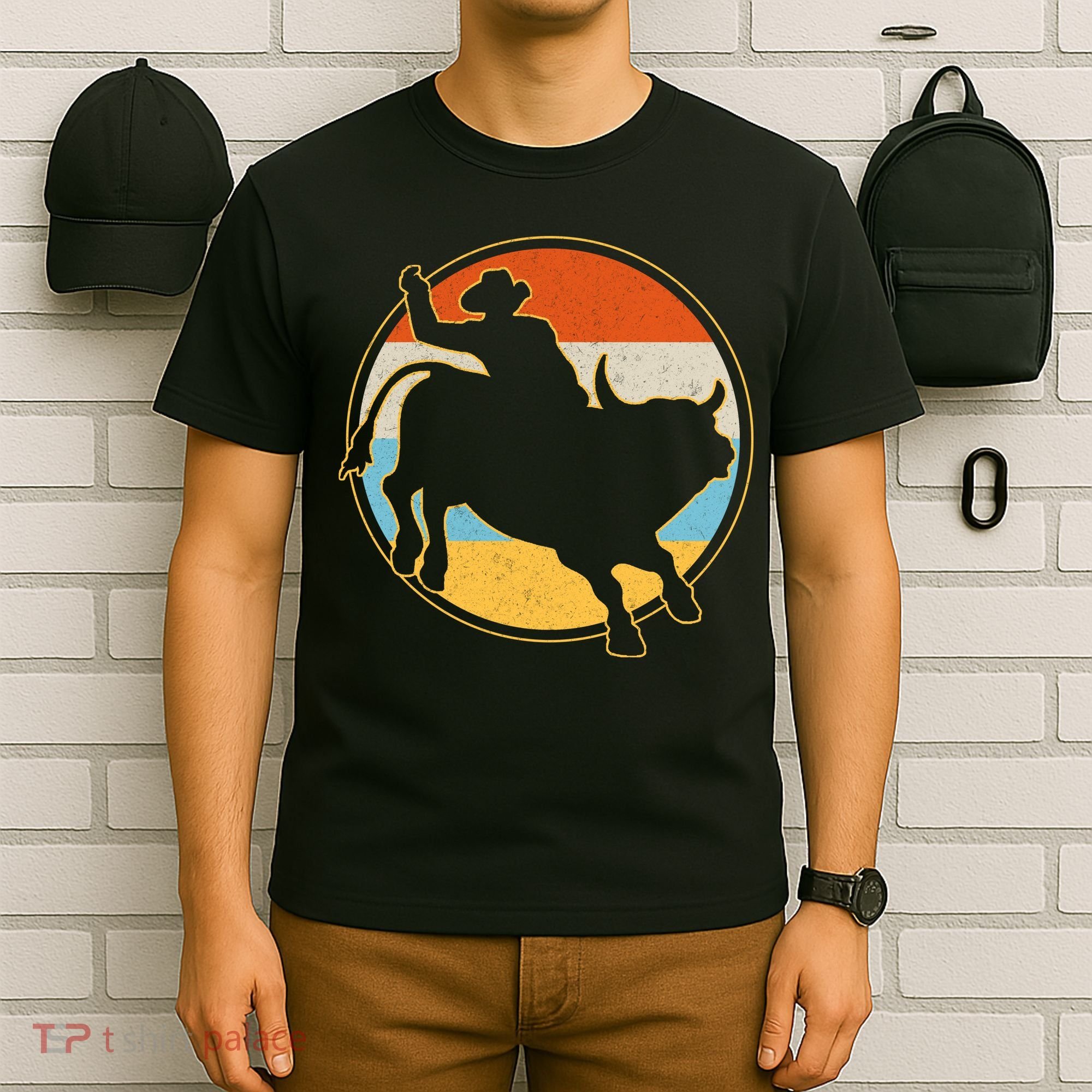 Vintage Bull Riding Rodeo T-Shirt