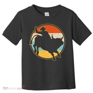 Vintage Bull Riding Rodeo Toddler T-Shirt