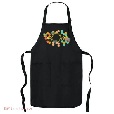 Vintage Bumblebee Hive Pattern Apron