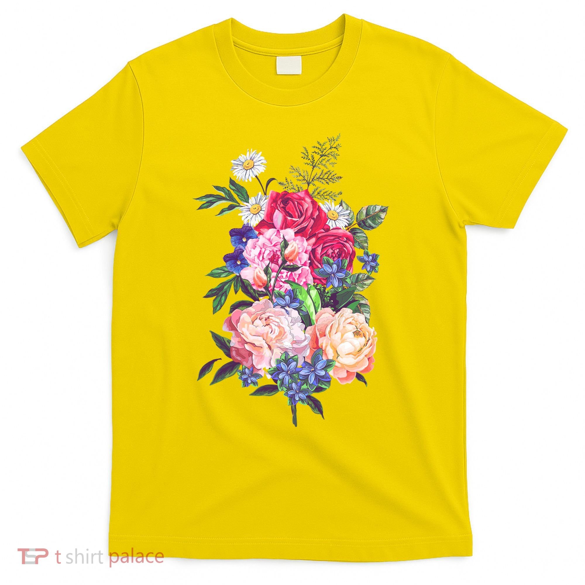Vintage Bunch Bouquet of Flowers T-Shirt