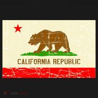 Vintage California Republic Flag T-Shirt thumb 7