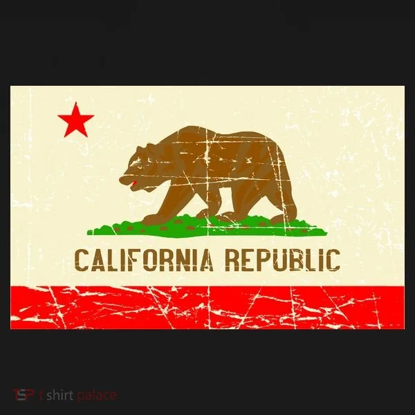 Vintage California Republic Flag T-Shirt