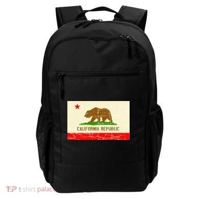 Vintage California Republic Flag Backpack