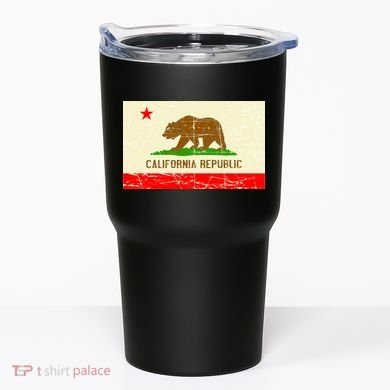 Vintage California Republic Flag Tumbler