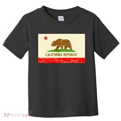 Vintage California Republic Flag Toddler T-Shirt