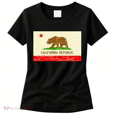 Vintage California Republic Flag Women's T-Shirt