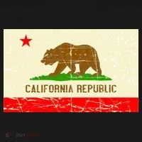 Vintage California Republic Flag Tote Bag thumb 4