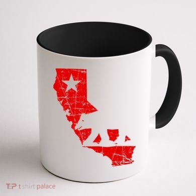 Vintage California Republic State Bear Coffee Mug back