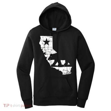 Vintage California Republic State Bear Women's Hoodie