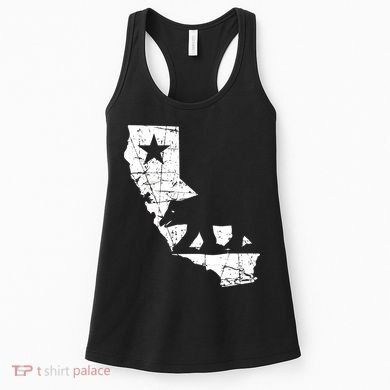 Vintage California Republic State Bear Women's Tank Top
