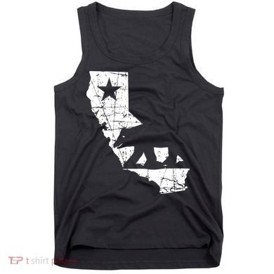 Vintage California Republic State Bear Tank Top