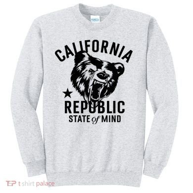 Vintage California Republic State Of Mind Sweatshirt