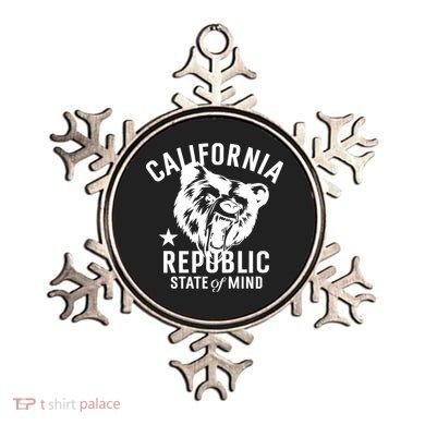 Vintage California Republic State Of Mind Ornament
