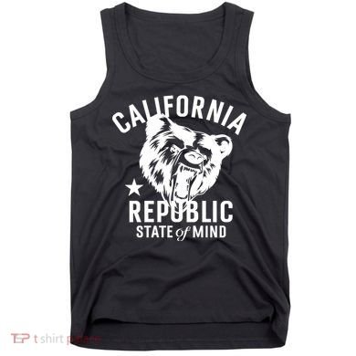 Vintage California Republic State Of Mind Tank Top