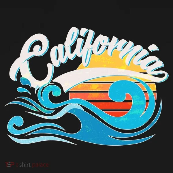 Vintage California Wave Logo Apron